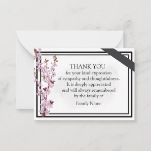 Cherry Blossom Thank You Cards