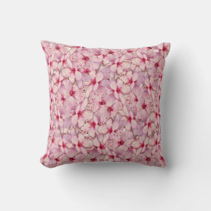 Cherry Blossom Throw Pillow