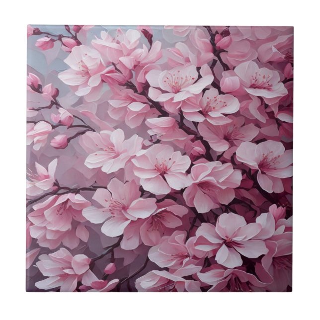 Cherry blossom  tile (Front)