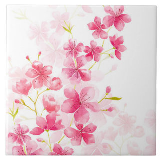Cherry blossom tile