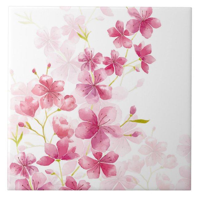Cherry blossom tile (Front)