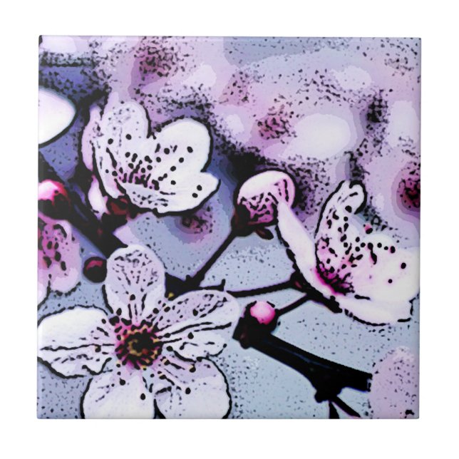 Cherry blossom tile (Front)
