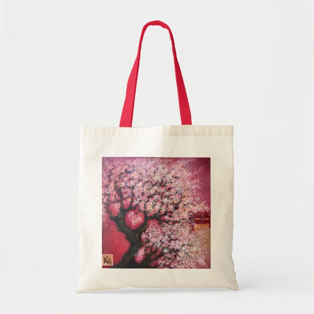 Cherry Blossom Tote Bag (Front)
