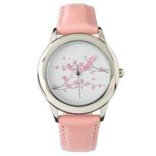 Cherry Blossom - Transparent Background Watch
