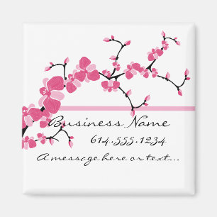 Cherry Blossom Tree Branch Customisable Magnet