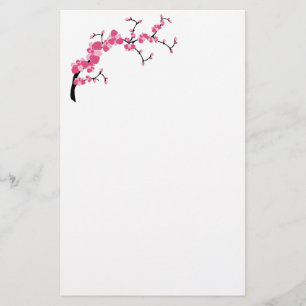 Cherry Blossom Tree Branch Design 2 Stationery