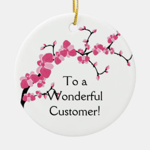 Cherry Blossom Tree Branch Ornament