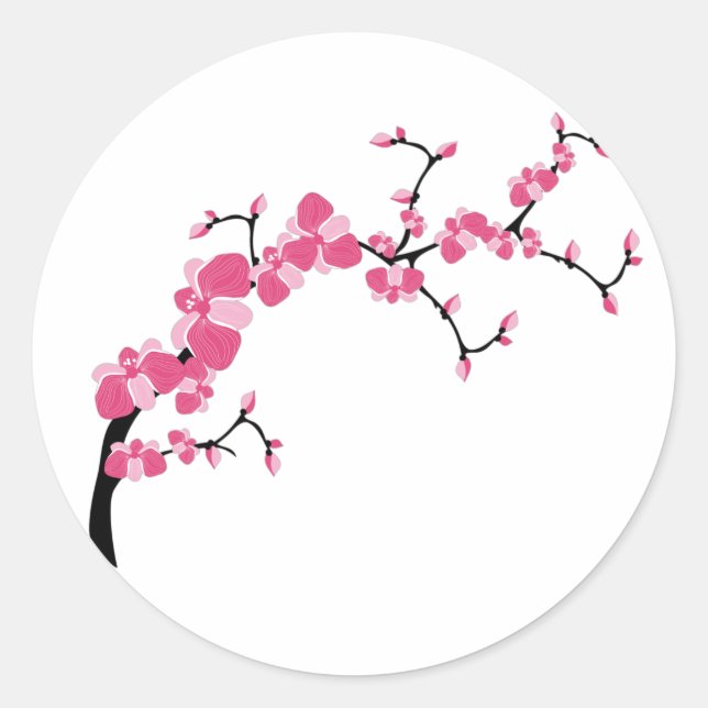 Cherry Blossom Tree Branch Stickers (Front)