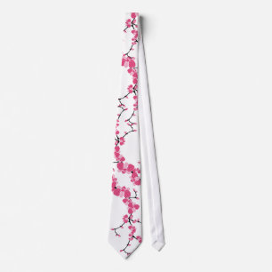Cherry Blossom Tree Branch Tie Design 2