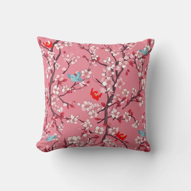 Cherry blossom tree cushion (Front)