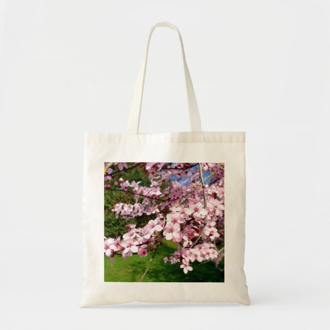 Cherry Blossom Tree in the Park Tote Bag (Front)