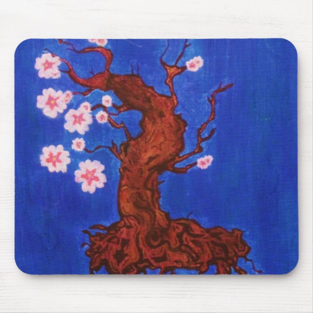 Cherry Blossom Tree Mouse Pad (Front)