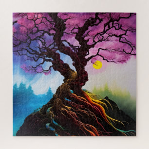 Cherry blossom Tree of life Jigsaw Puzzle