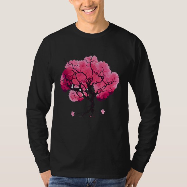 Cherry Blossom  Tree of Life T-Shirt (Front)