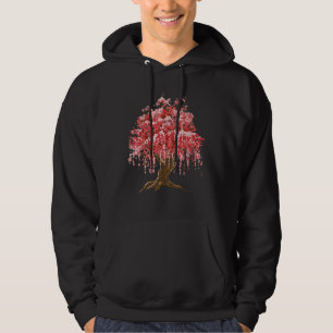 Cherry Blossom Tree Sakura Japanese Nature Graphic Hoodie