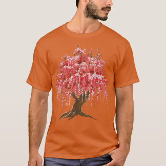 Cherry Blossom Tree Sakura Japanese Nature Graphic T-Shirt