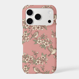 Cherry Blossom Tree Sparrow Phone Case