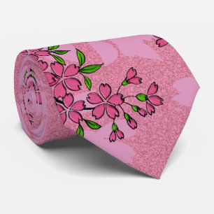 Cherry Blossom Tree Tie