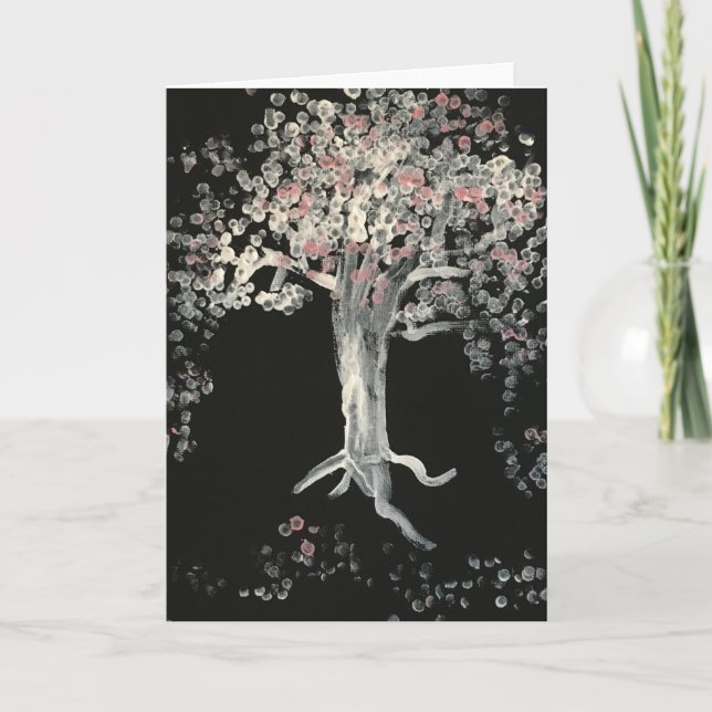 Cherry Blossom Trees in Japan Card (Front)