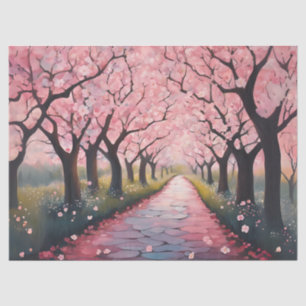 Cherry Blossom Tunnel Tissue Paper