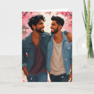 Cherry Blossom Walk Spring Card