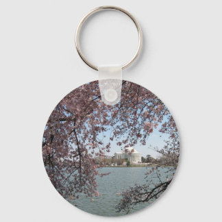 Cherry Blossom Washington DC Key Ring