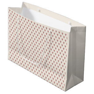 Cherry Blossom Watercolor Sakura Bouquet Pattern Large Gift Bag