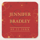Cherry Blossom Wedding Coaster | Custom Colour