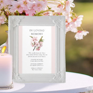 Cherry Blossom Wedding In Loving Memory  Poster