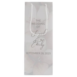 Cherry Blossom Wedding Personalised Gift Bag