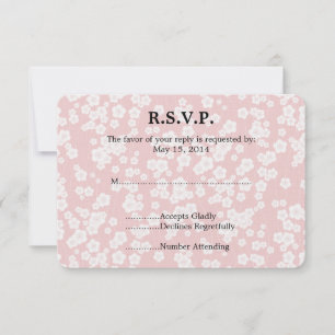 Cherry Blossom Wedding RSVP