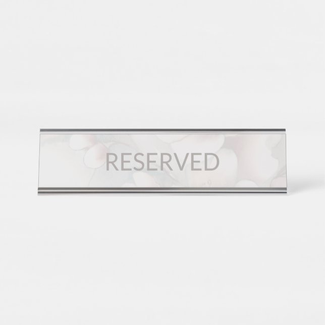 Cherry Blossom Wedding Tabletop Sign (Front)