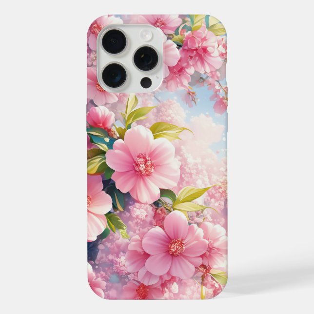 Cherry Blossom Whispers of Spring iPhone Case (Back)