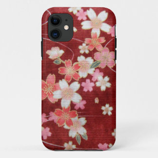 CHERRY BLOSSOM WISP - KIMONO PRINT COLLECTION iPhone 11 CASE