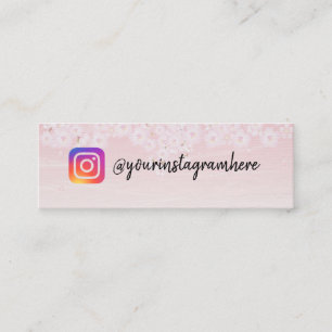 Cherry Blossom Wooden business card