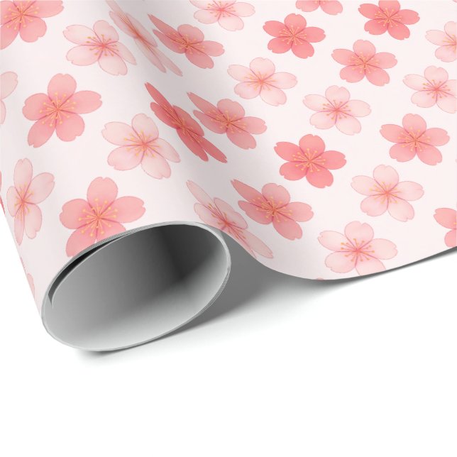 Cherry Blossom Wrapping Paper (Roll Corner)
