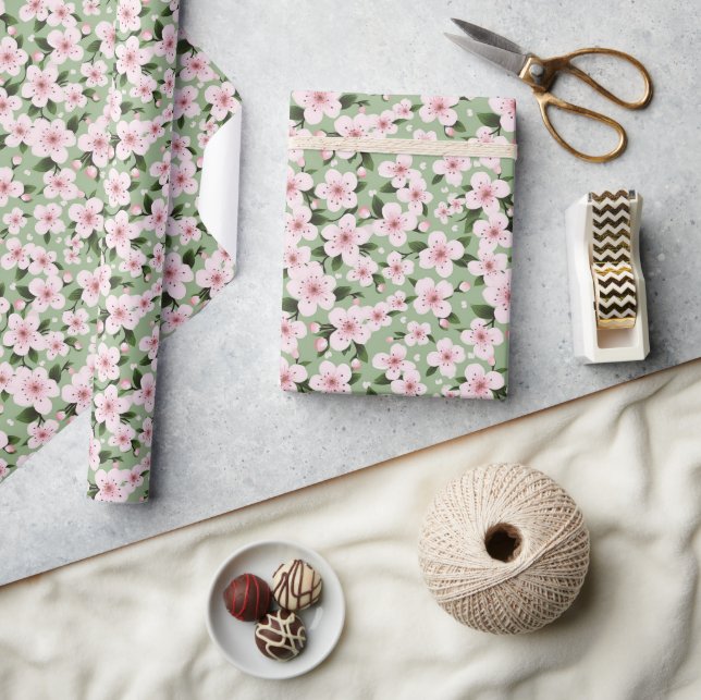 Cherry Blossom Wrapping Paper (Crafts)