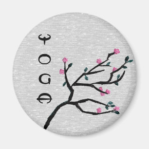 Cherry Blossom - Yoga Magnets