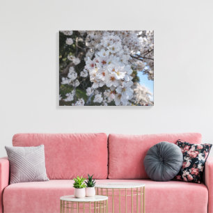 CHERRY BLOSSOMS #2 ON CANVAS     20 "x 16" Print