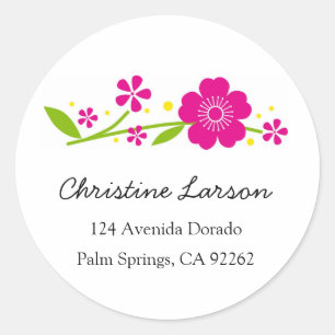 Cherry Blossoms Address Label