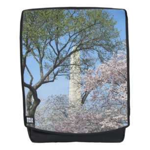 Cherry Blossoms and the Washington Monument in DC Backpack