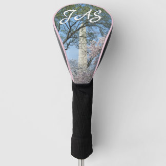 Cherry Blossoms and the Washington Monument in DC Golf Head Cover