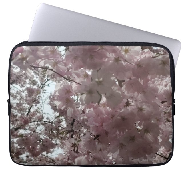 Cherry Blossoms Bloom Laptop Sleeve (Front)