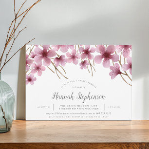Cherry Blossoms Bridal Shower Invitation