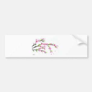 Cherry blossoms bumper sticker