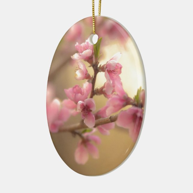 Cherry Blossoms Ceramic Tree Decoration (Left)