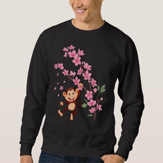 Cherry Blossoms Cherryblossom Japanese Flower Tree Sweatshirt (Front)