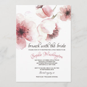 Cherry Blossoms Closeup Invitation