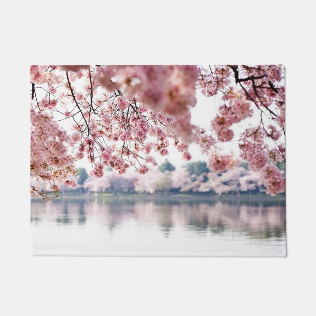 Cherry Blossoms Doormat (Front)