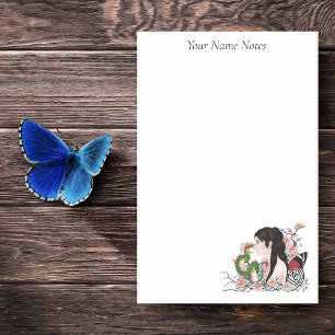 Cherry Blossoms Fairy Dragon Friendship  Post-it Notes